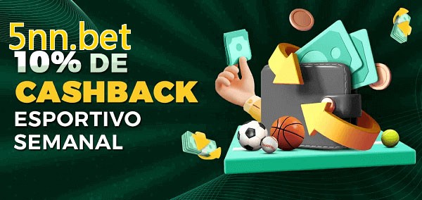 10% de bônus de cashback na 5nn.bet